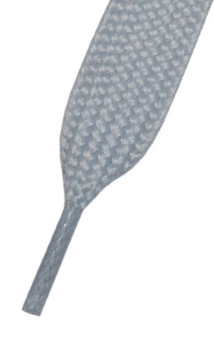 Super FAT Colored Skate Shoelaces - SILVER 20mm x 120cm