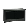 Prepac Twin Cubby Bench - Black