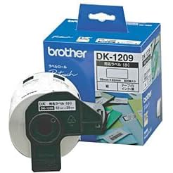 【クリックで詳細表示】BROTHER QL-550用宛名ラベル(小) DK-1209