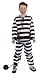 CHILD COTTON Prisoner Boy Costume Child Convict Costume - Little Jailbird Boy (Costume only - ball and chains not included)