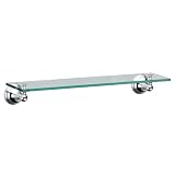 Gatco 4356 Charlotte Glass Shelf, Chrome