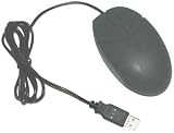 Indestructible Mouse Washable Optical/usb Mouse Black