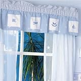 Silhouette Blue Valance
