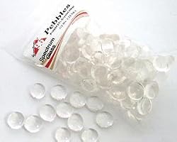 System 96 Glass Pebbles- Crystal Clear