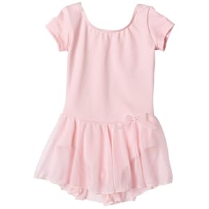 Buy Capezio Girls 2-6x Children'S Short Sleeve Nylon Dress,Pink,S (4-6) by Capezio
