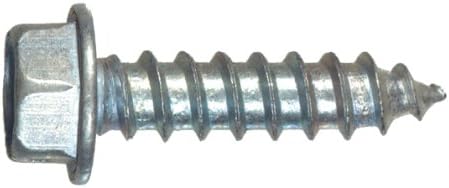 35098 Hex Washer Head Sheet Metal Screw 6 x 1/2 100-Pack