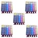 Chipped - 5 Sets Compatible Ink Cartridges with chip for Canon Pixma MP970 / MP 970 Printer by GFS - 5x PGI-5BK Black, 5x CLI-8BK Black, 5x CLI-8C Cyan, 5x CLI-8M Magenta, 5x CLI-8Y Yellow