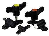 Kipp Tap 3/8-16 Plastic Wing Knob-stl Ctr