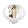 Allegory of Sculpture by Klimt Decorative High Gloss Ceramic Drawer Knob
