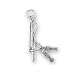 Fishing Pole with Fish Charm
