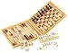 5 IN 1 Traveling GAME, CHESS,CHECKERS,BACKGAMMON,DOMINOES,POKER DICE