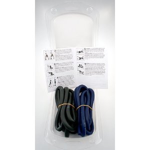 Thera-Band Latex Exercise Tubing Pack - Heavy - 1 Ex Heavy/1 Sp Heavy - Each 5'