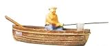 Preiser 28052 Angler in Boat