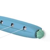 Retractable 5 Line Clothesline, 60'