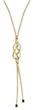 MILLE LUCCI: *ITALIAN CALZA DOUBLE LOVE KNOT LARIAT*