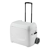 Igloo Marine Breeze Ultra Roller Cooler with Accessories (White, 50-Quart)