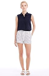 Linen/Rayon Crinkled Romper 