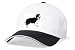 Embroidered White Cap - border collie
