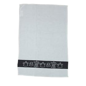 Rushbrookes Tea towel set Espresso (set of 3) Black
