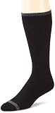 Nautica Mens 3 Pack Tipped Rib Socks, Black, 8-12