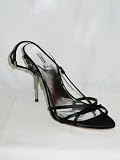 MIU MIU Jeweled Heel HI Sandals in Black 5X5715