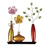 Metal Leaf Wall Decor Home Garden 48w, 9h Pattern Design Border