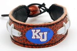 Kansas Jayhawks Classic Football Bracelet - College Athletics Sports Merchandise