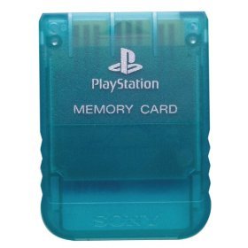 PS One Emerald Memory Card