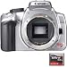 Canon Digital Rebel XT SLR Camera Body Kit - Chrome Finish with SanDisk 2GB 60x Speed Ultra II Compact Flash Memory Card.