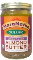 AlmondButter,Raw,Creamy,NoSaltAdded,Organic,16oz.