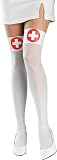 Naughty Nurse Costume Thigh High Hose