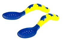 Sassy Baby Less Mess Toddler Spoon 2 Pack, Multiple Colors