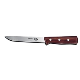 R H. Forschner by Victorinox 6-Inch Straight Boning Knife, Rosewood Handle by R.H. Forschner Victorinox