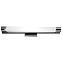 Kenroy Home 90828CH Tubo 1-Light Vanity with Opal Acrylic Diffuser Shade, Chrome, Large