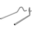 Flowmaster 15816 2.50" Rear Exit Prebend Tailpipe - 2 Piece