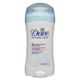 Dove Antiperspirant & Deodorant, Invisible Solid Triple Pack, Powder - Three 2.6oz. Sticks