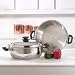Kitchen & Housewares : Precise Heat Surgical Stainless-Steel Oversized Skillet