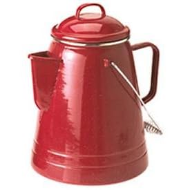 GSI Outdoors 1266 36 Cup Red Enameled Steel Coffee Boiler