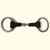 Coronet Jointed Rubber Mouth Eggbutt Bit - 15mm