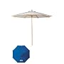 Umbrella Replacement Canopy 6'd Blue Derclon