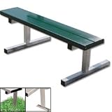 4' Powder Coated Bench w/o Back (EA)
