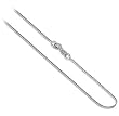 10 KT White Gold 0.6 MM Baby Box Chain 10K 16" 18" 20" 22" 24" Necklace