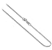 Attractive 14 KT White Gold 0.6 MM 14K Baby Box Chain 16