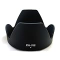 Maxsima - Compatible EW-78E Canon Lens Hood (inner hood velvet covering) for EF-S 15-85mm f3.5-5.6 IS USM.