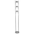 3-Light Adjustable Floor Lamp - White