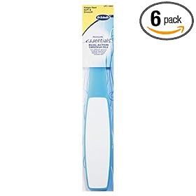 Dr. Scholl's Pedicure Essentials Dual-Action Swedish File (Pack of 6)