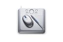 Bamboo Fun (Small) Silver Tablet with Pen, Mouse & Graphics Software