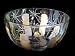 Angel Wings Design - Hand Painted - Serving Bowl - 6 inch diameter