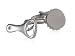 Party-time Bottle Cap and Opener Cufflinks in Satin Silver Finish with Presentation Box