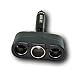 Black 12V Triple Car Cigarette Cigar Charger Adapter